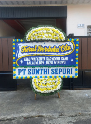 Papan Bunga Duka di Siantar Marihat