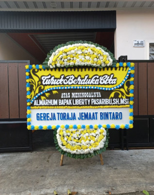 Papan Bunga Duka di Siantar Marihat